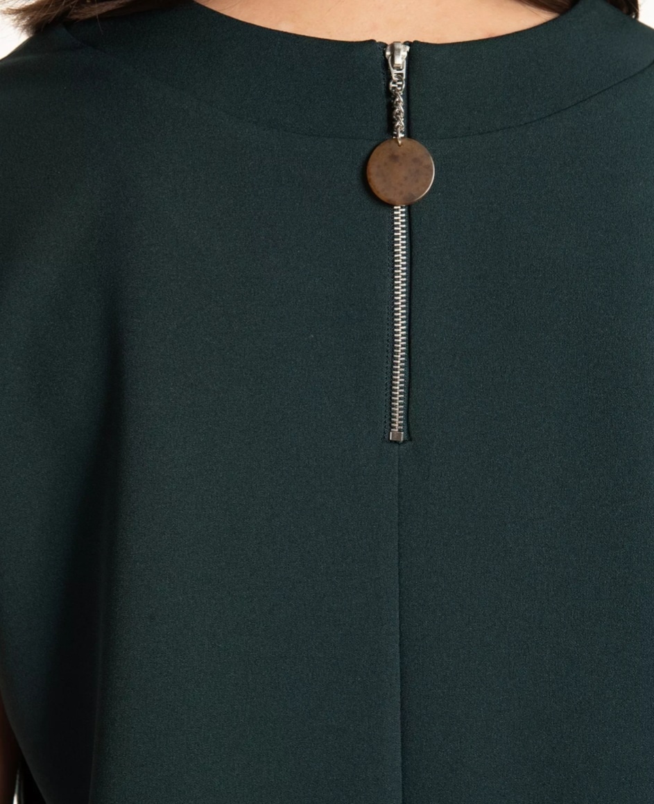 Tmavozelené šaty - 2