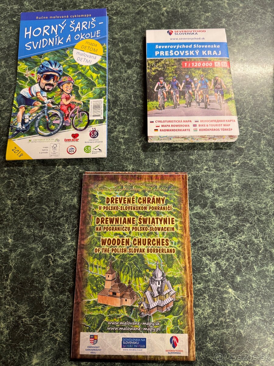 Predám nové turistické mapy - 2