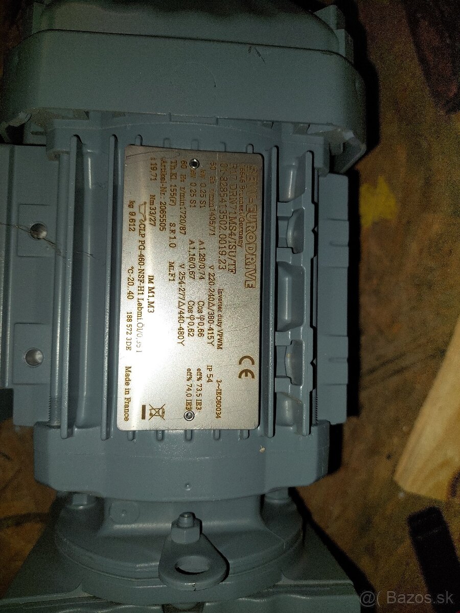 predám elektromotory SEW s prevodovkou - 2