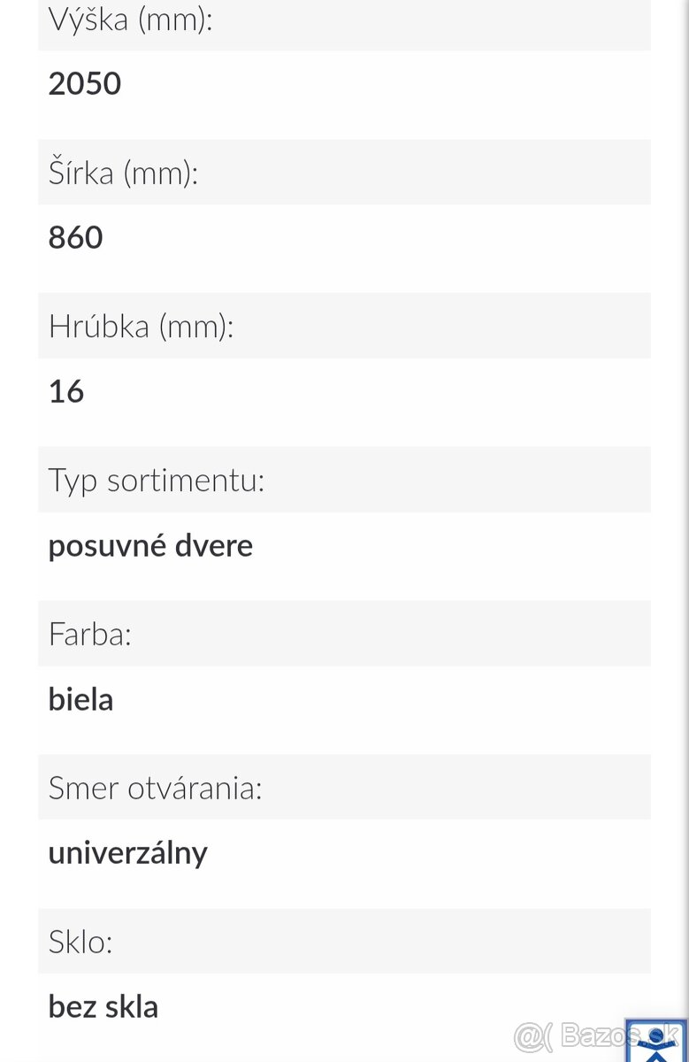 Posuvné dvere - 2