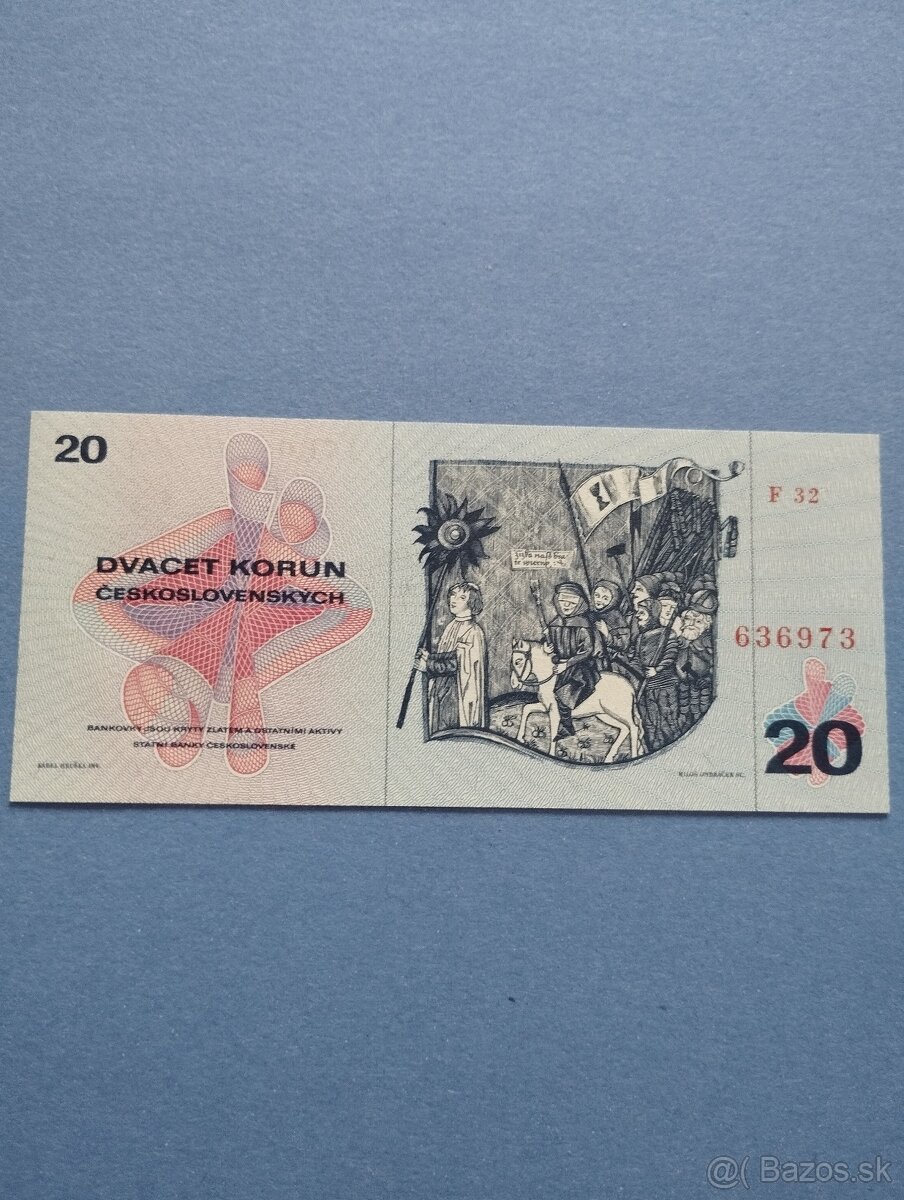 20 korún 1970 - 2