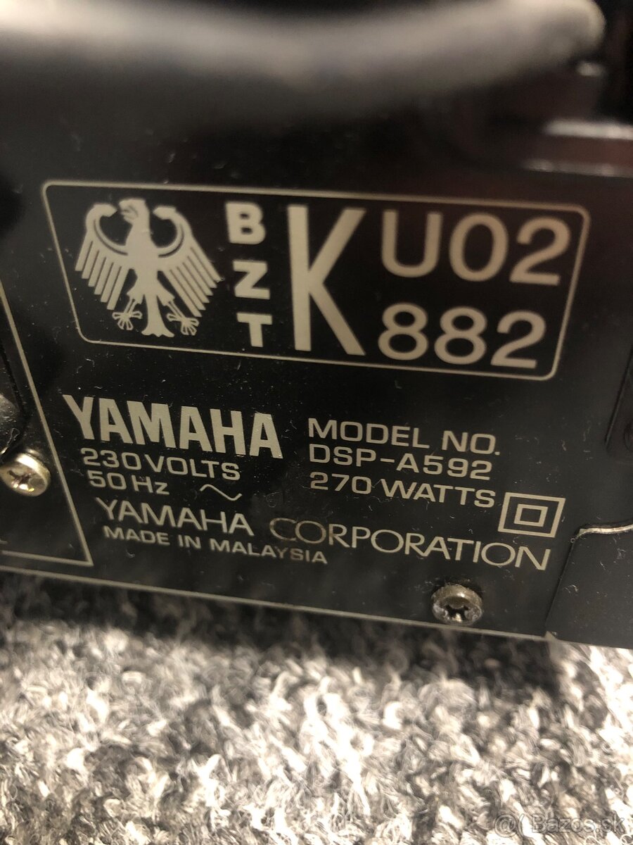 Yamaha receiver zozilnovač DSP-A592 - 2