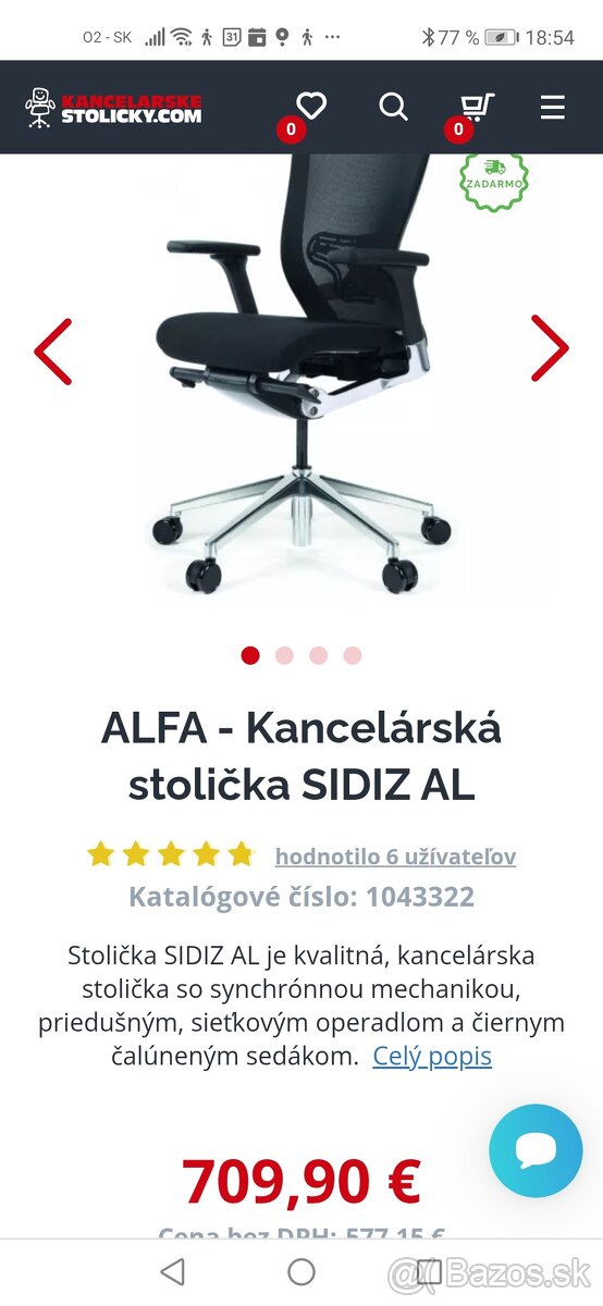 Kancelárska stolička - 2