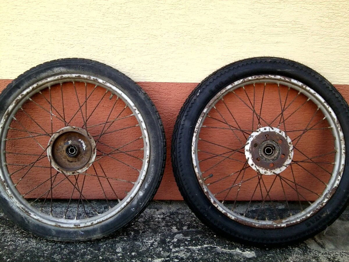 Kolesa na veterána 19" a pneu 16"+18" - 2