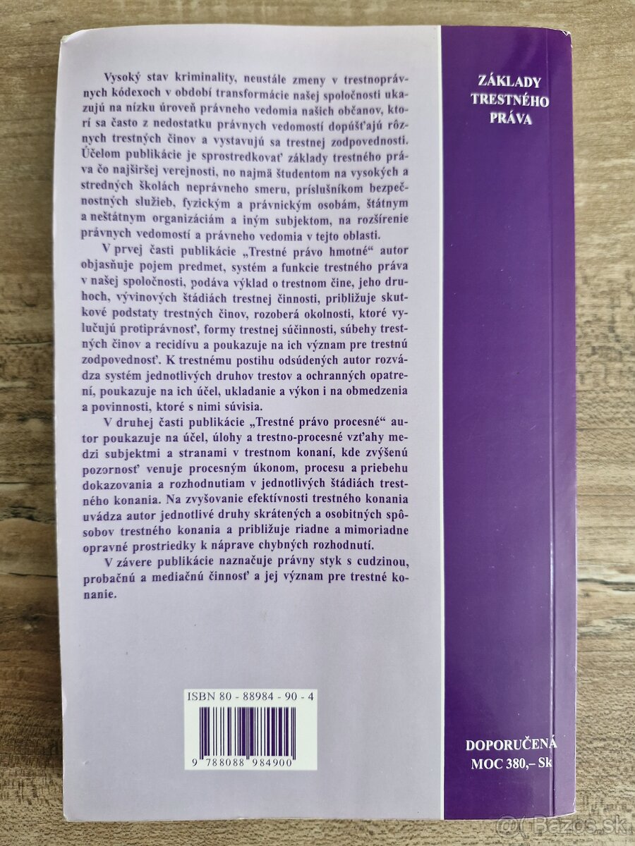 Základy trestného práva - 2