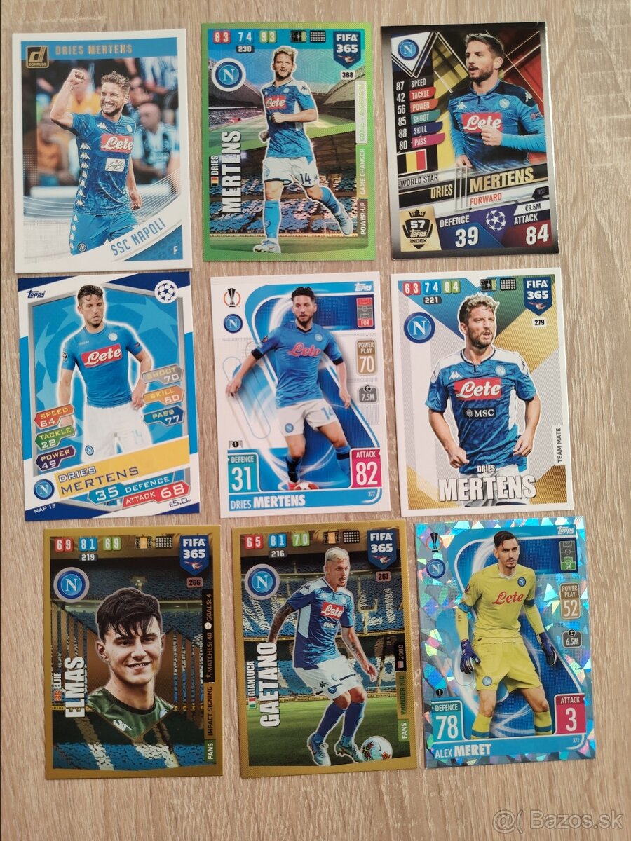 Futbalové kartičky - Neapol - 2