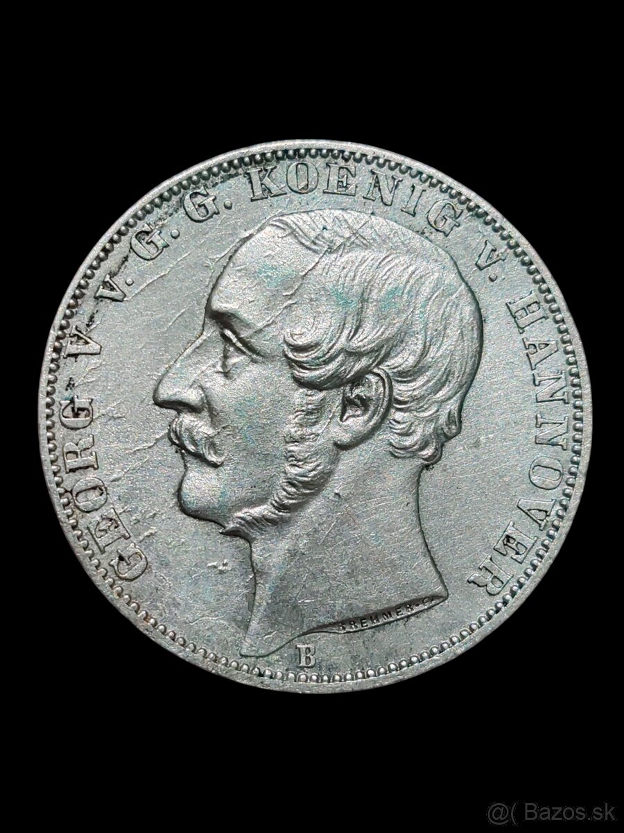 1 Toliar 1866 B Hannover - 2