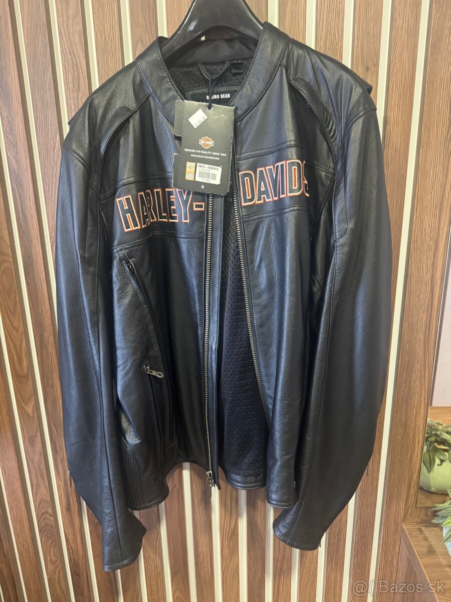 Kožená bunda a vesta Harley davidson - 2