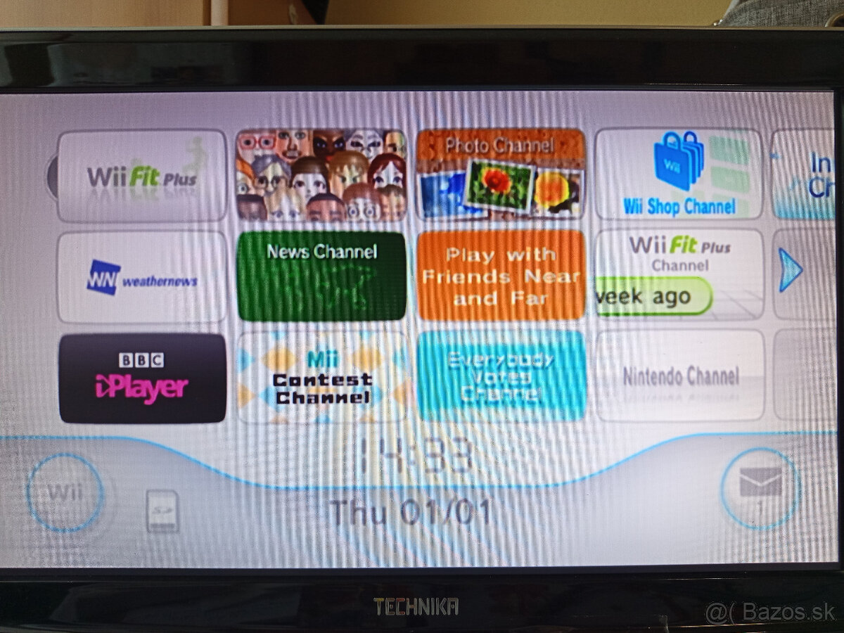 Nintendo Wii - 2x OVLÁDAČ originál Nintendo + 5 hier - 2