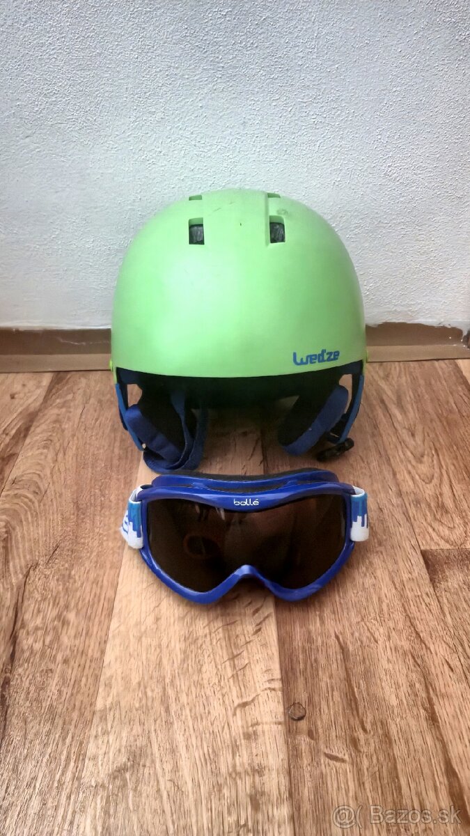 Lyžiarska Prilba+Okuliare - 2