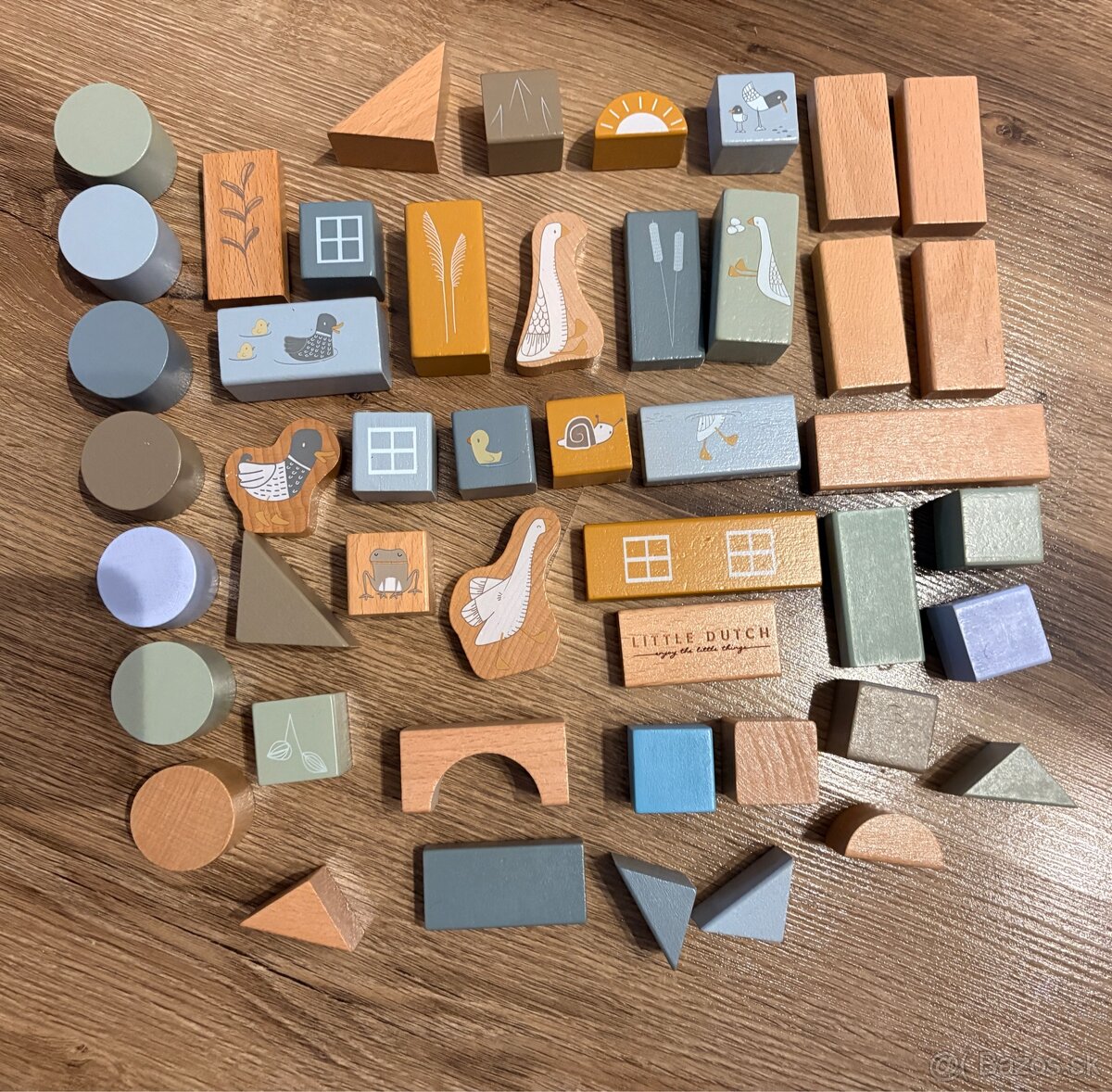 Little Dutch Farma drevené kocky - 2