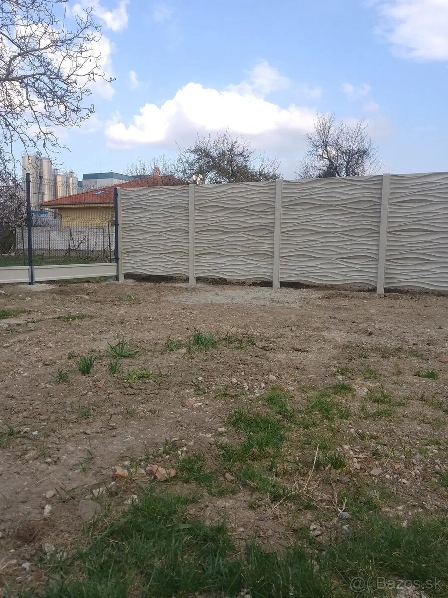 Betónové ploty - 2