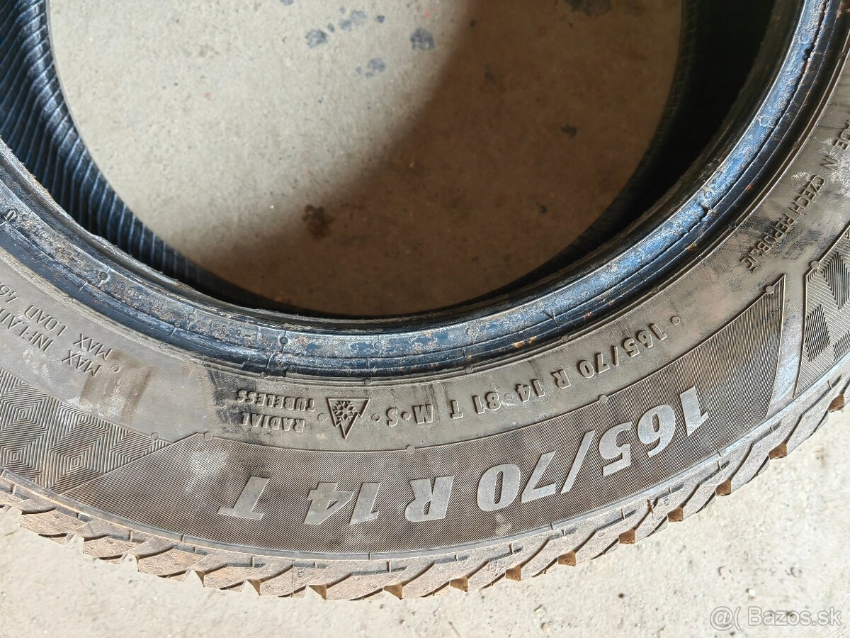 Zimné pneumatiky 165/70 r14 - 2