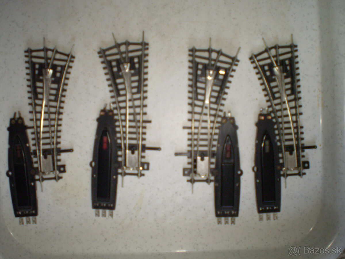 výhybky - modelová železnica TT - 2