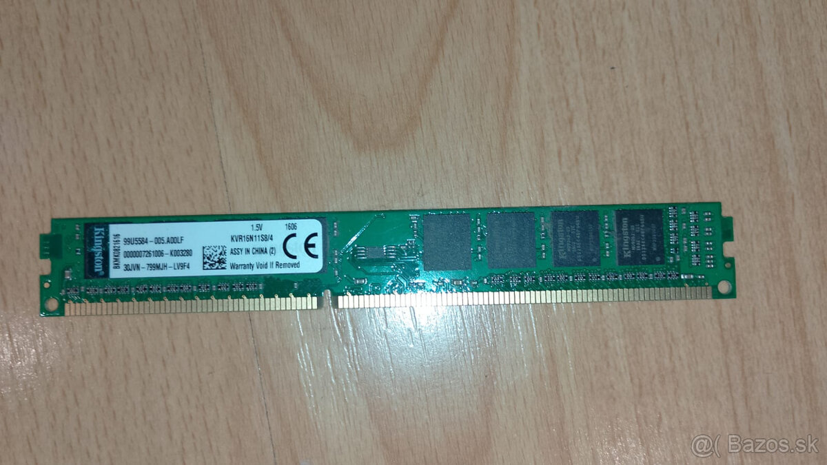 MB RAM:RAM Kingston 4GB 1600 - 2