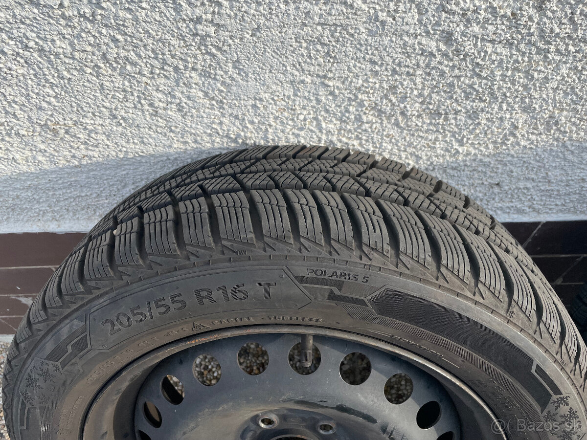 Kolesá 5x108 so zimnými pneu 205/55 R16 z Fordu Focus II - 2