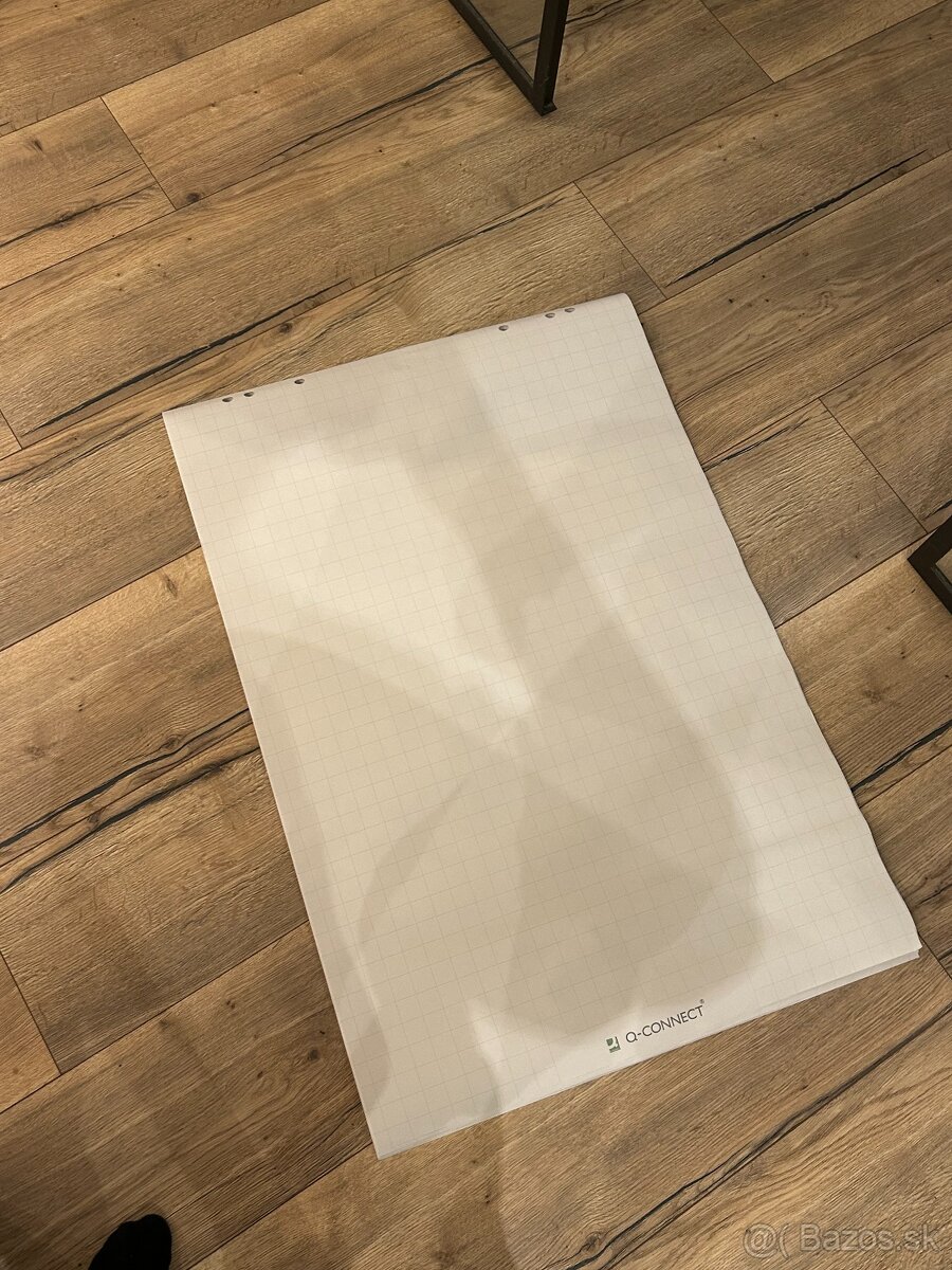 A1 Flipchart – magnetická tabuľa + fixky + papiere - 2