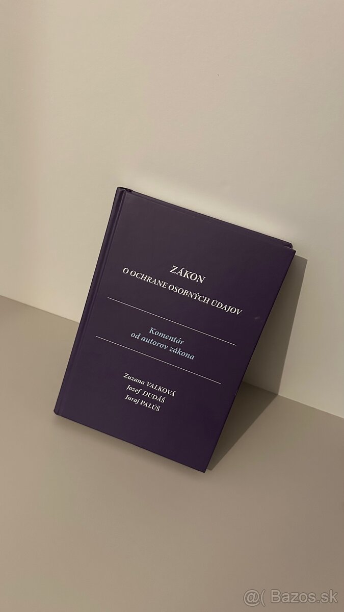 Zákon o ochrane osobných údajov – Komentár - 2