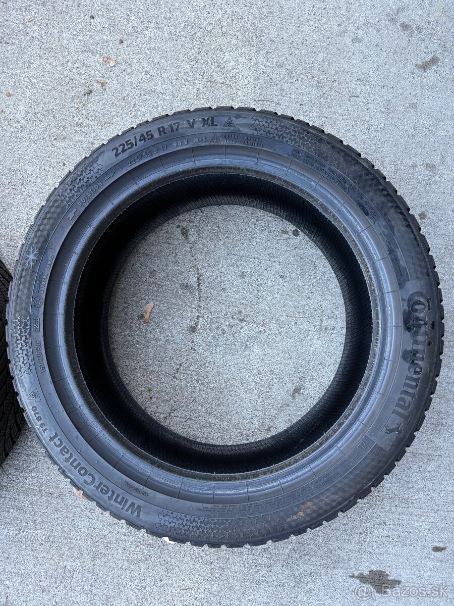 Zimné pneumatiky Continental 225/45 R 17 94V XL - 2