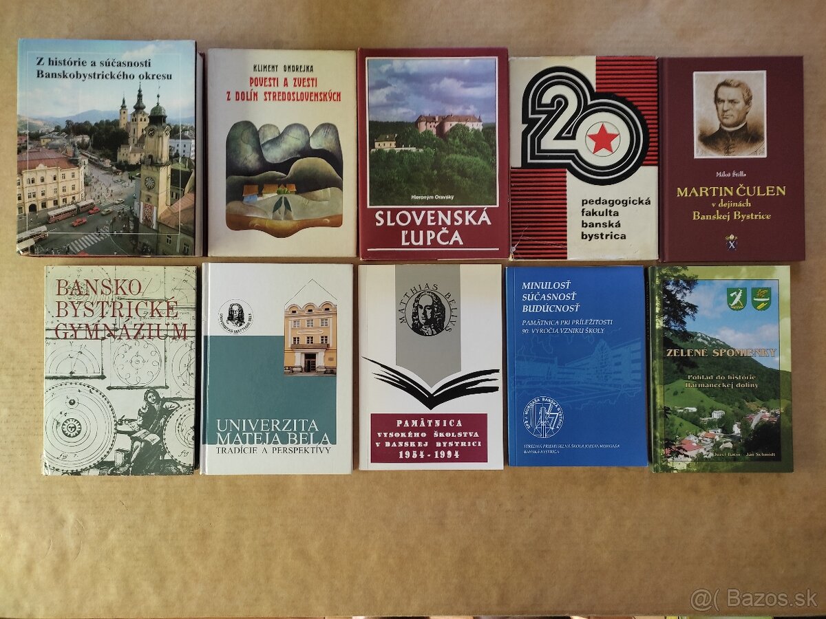Knihy Banská Bystrica a okolie 1. - 2