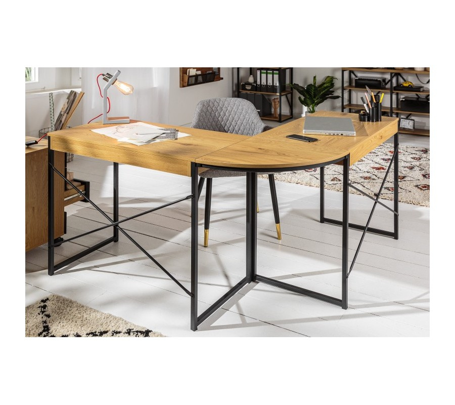 Písací stôl / PC stôl v tvare L (rohový stôl) - 2