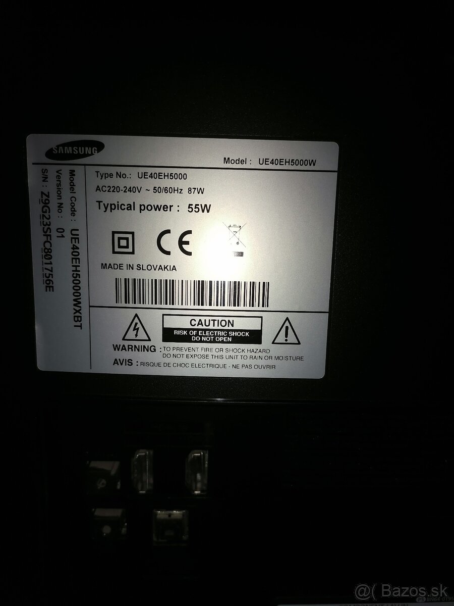 Predám SAMSUNG UE40EH5000 - 2