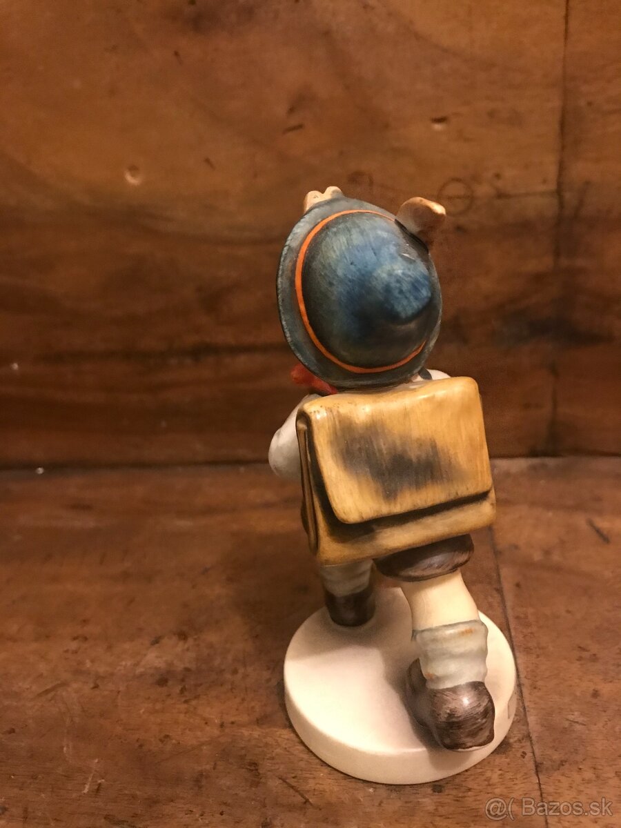 075 – Hummel, soška , porcelán, Školák - 2