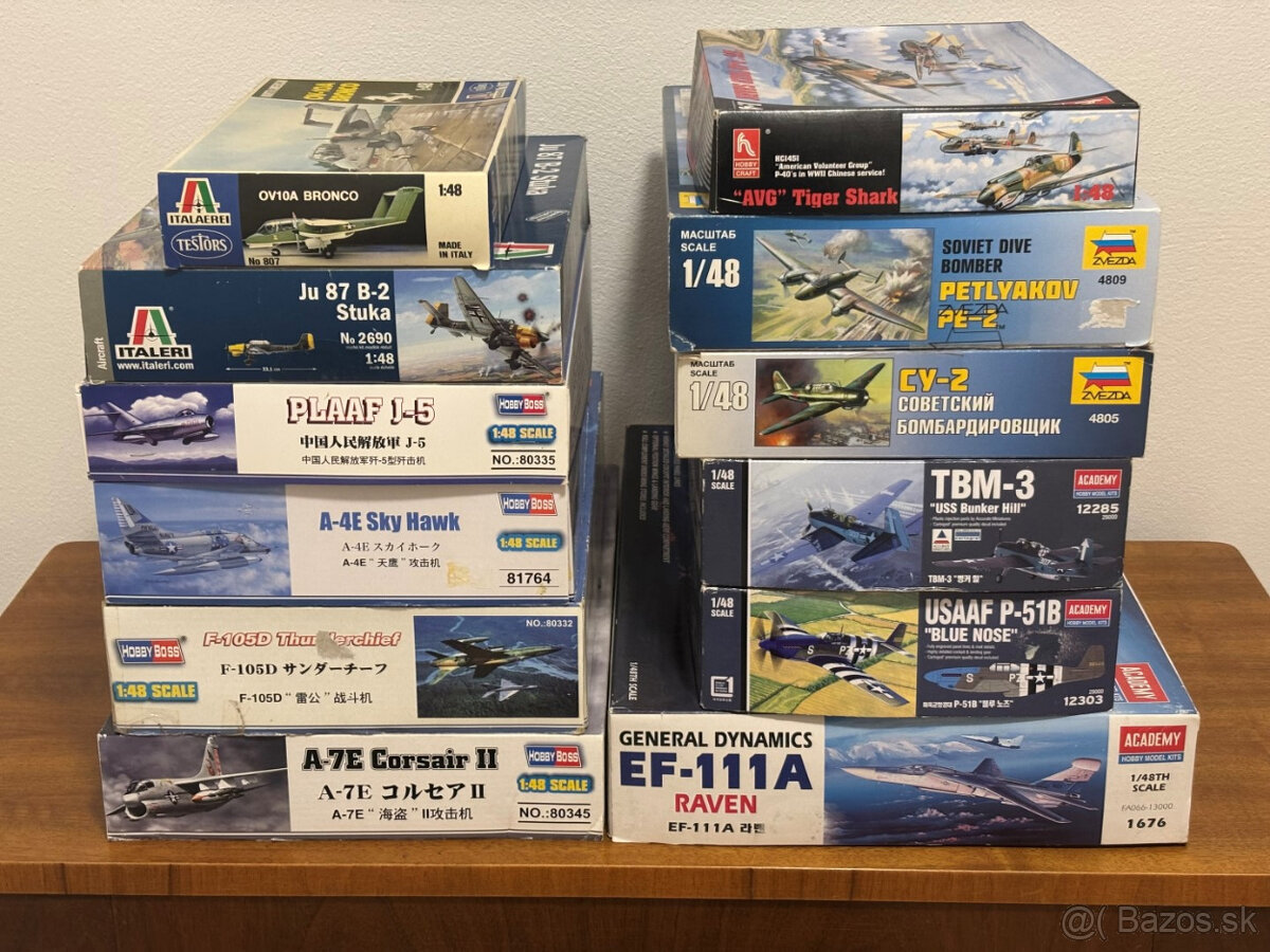Plastikové modely lietadiel 1:48 - 2