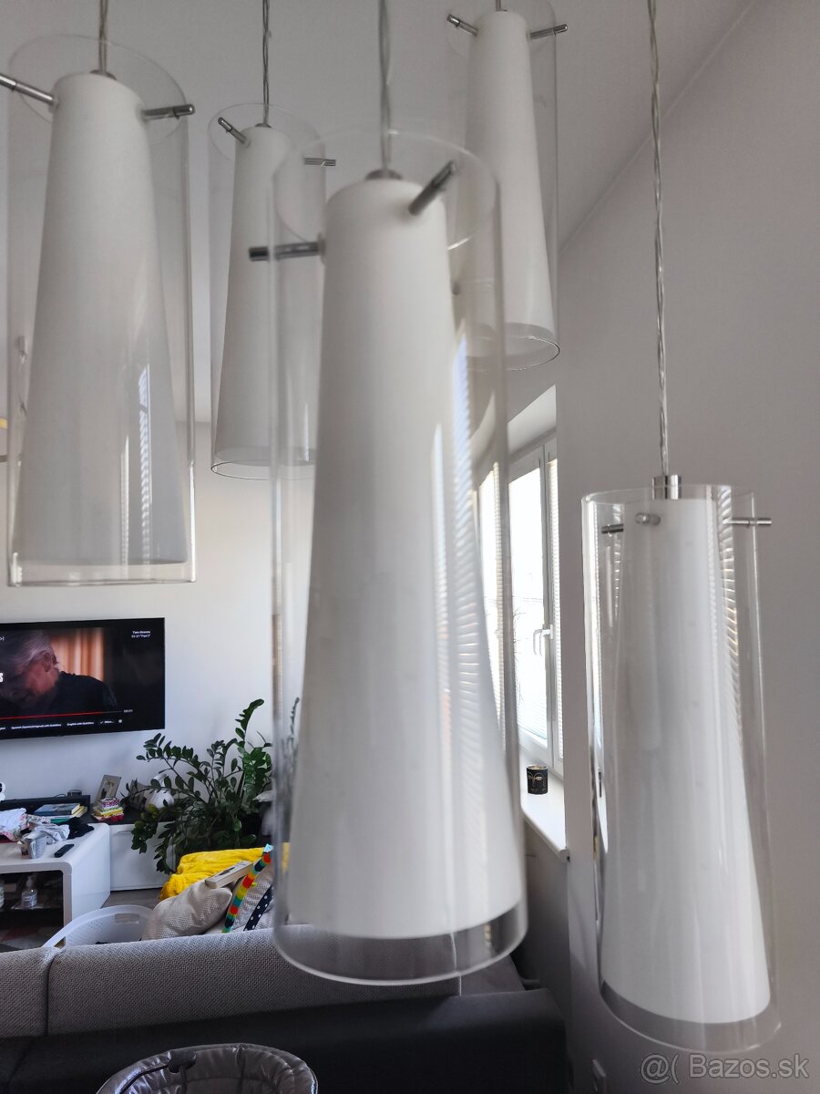 luxusný sklenený závesný luster EGLO - 2