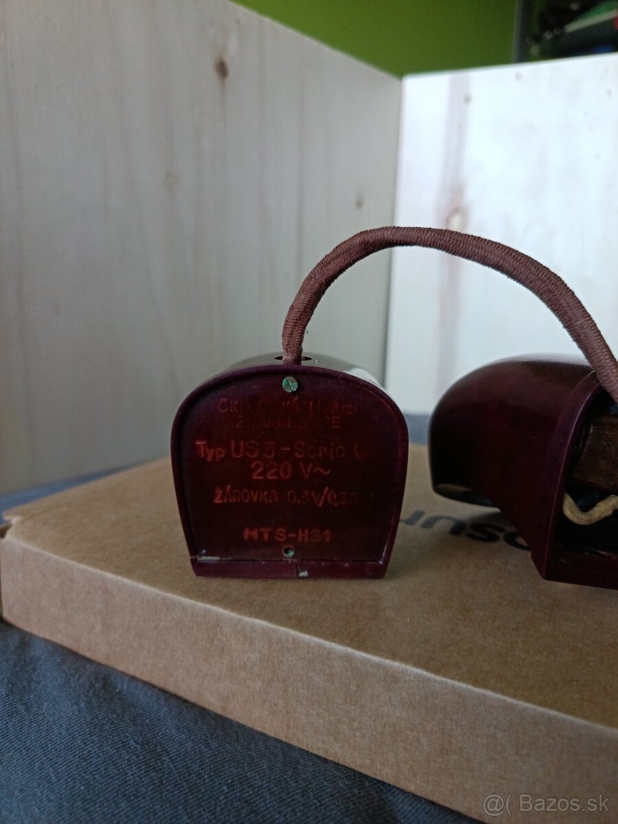 Staré bakelitove lampičky - 2