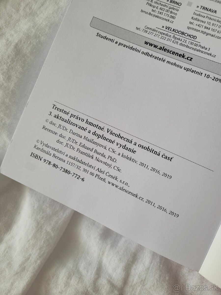 Trestné právo hmotné - 2