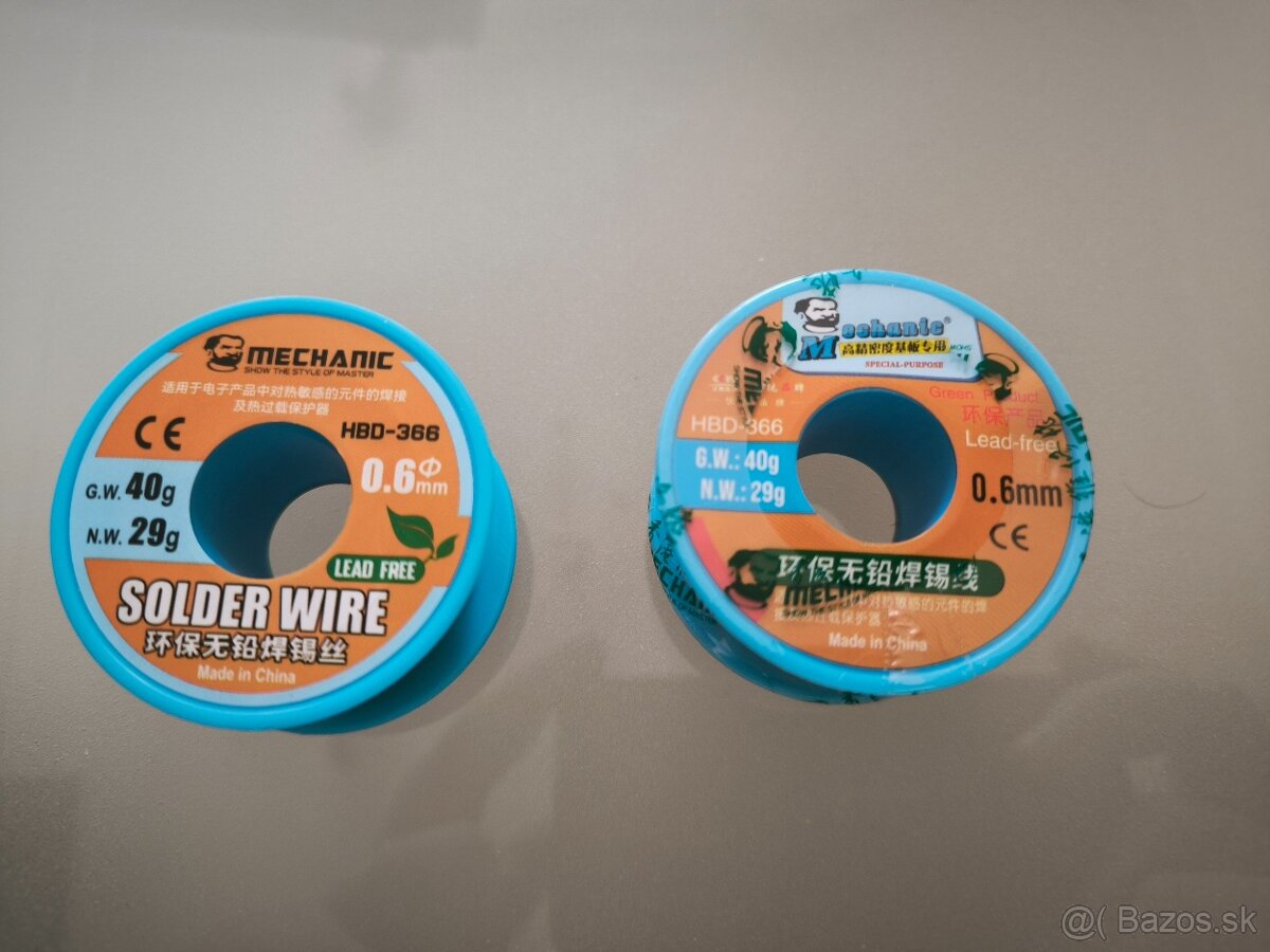 Spájkovací cín MECHANIC HBD-366 - 2