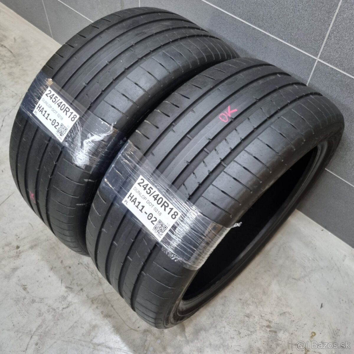 Letné pneumatiky 245/40 R18 DUNLOP - 2