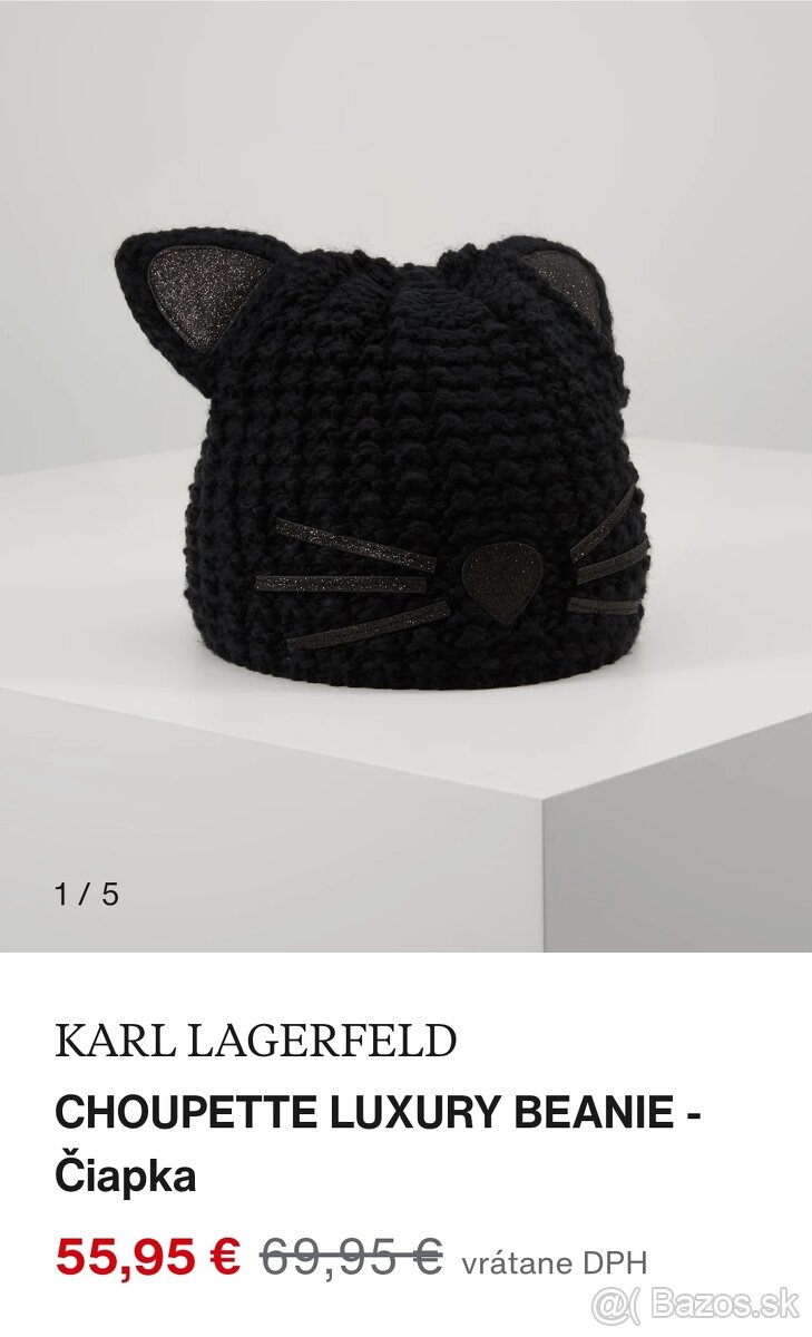 Karl lagerfeld dámska zimná čiapka choupette Nová - 2