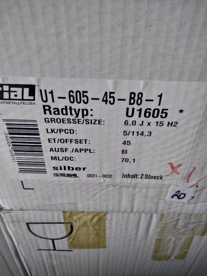 15" alu + zimné pneu KIA,HYUNDAI aj SUZUKI SX 4,FIAT. - 2