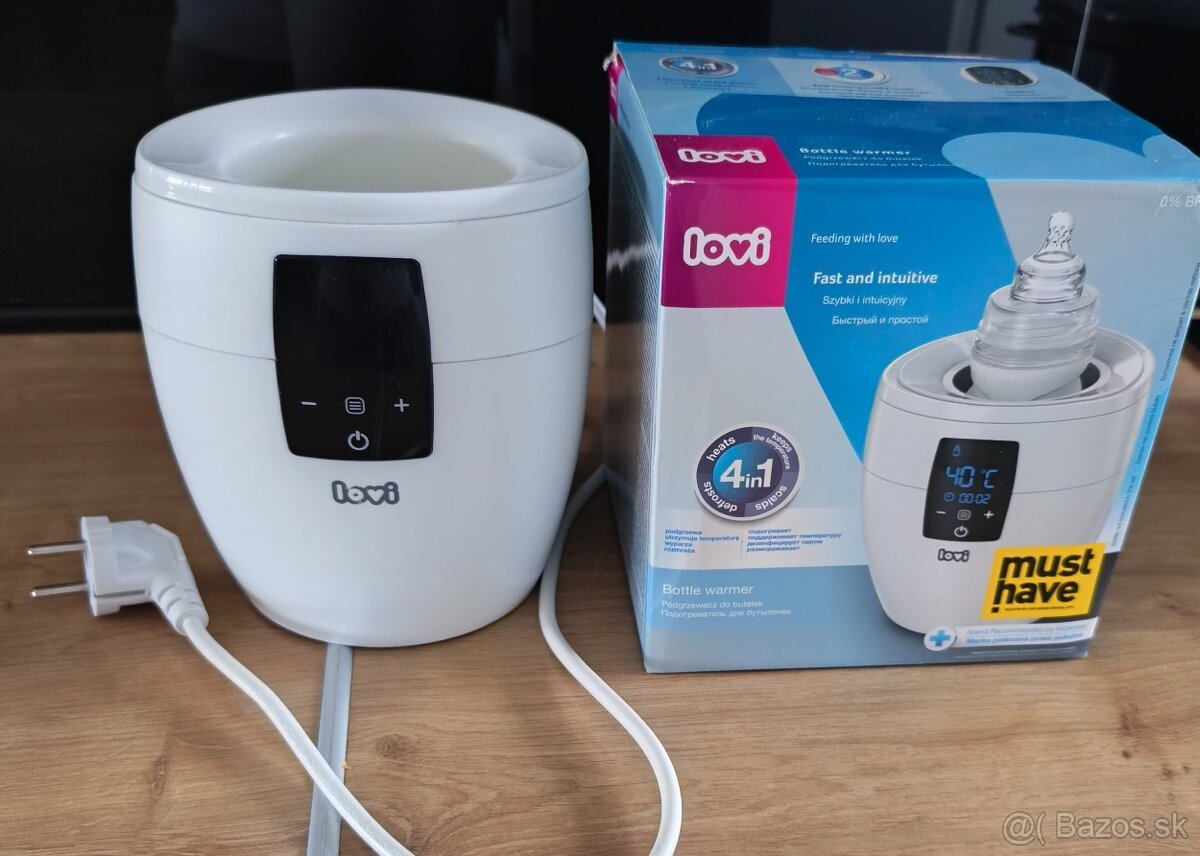 LOVI Ohrievač fliaš – biely - 2