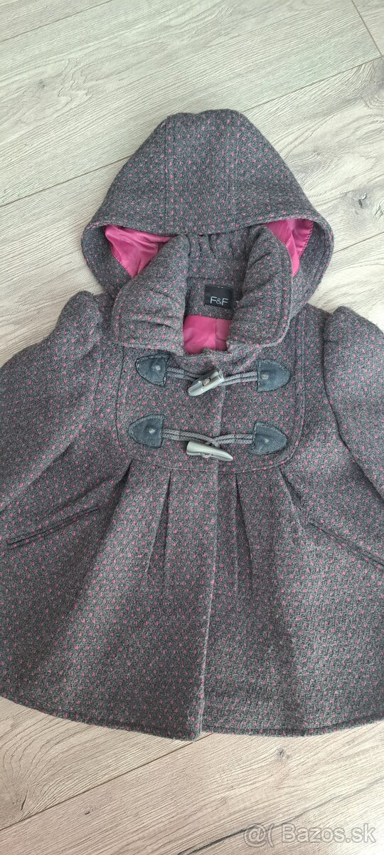 Dievčenský kabátik F&F veľ.86-92 - 2