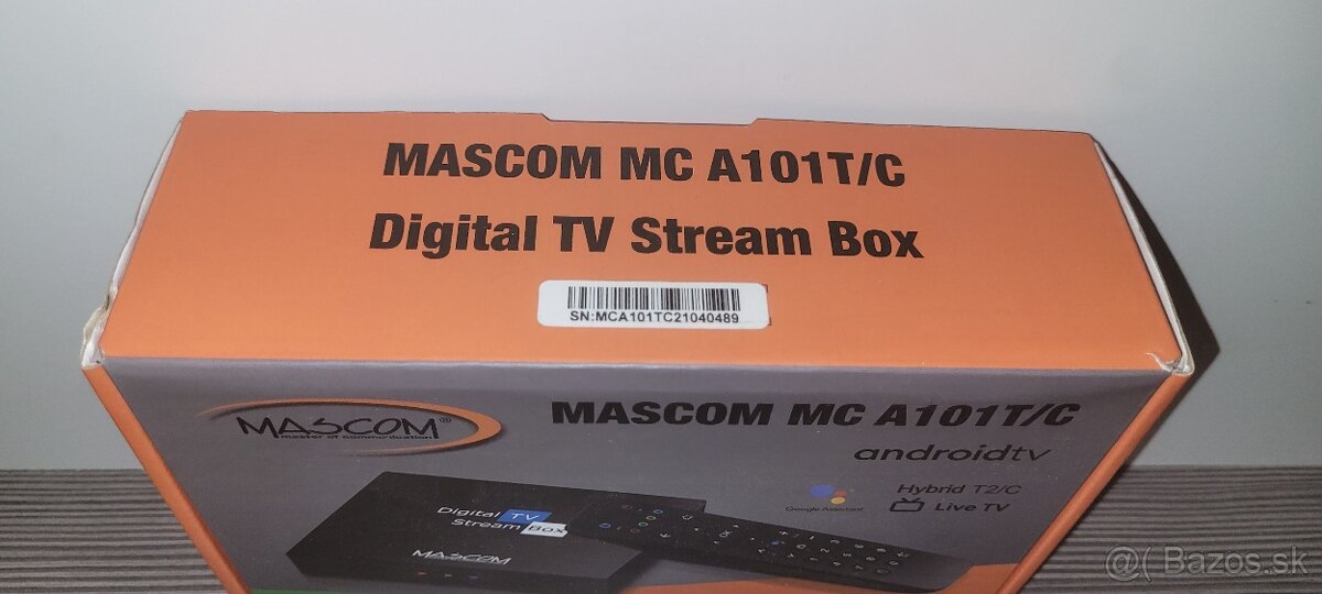 Multimediálne centrum Mascom MC A102T/C, DVB-T2 čierny - 2