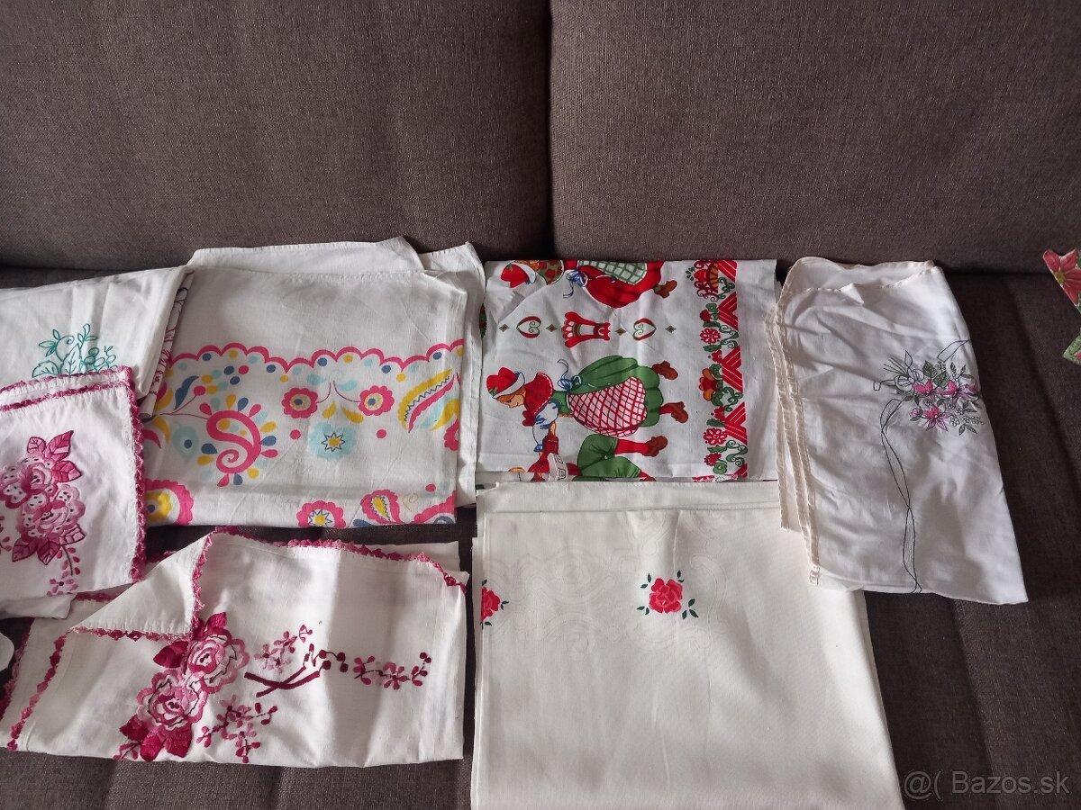 Obrusy retro vianočné - 2