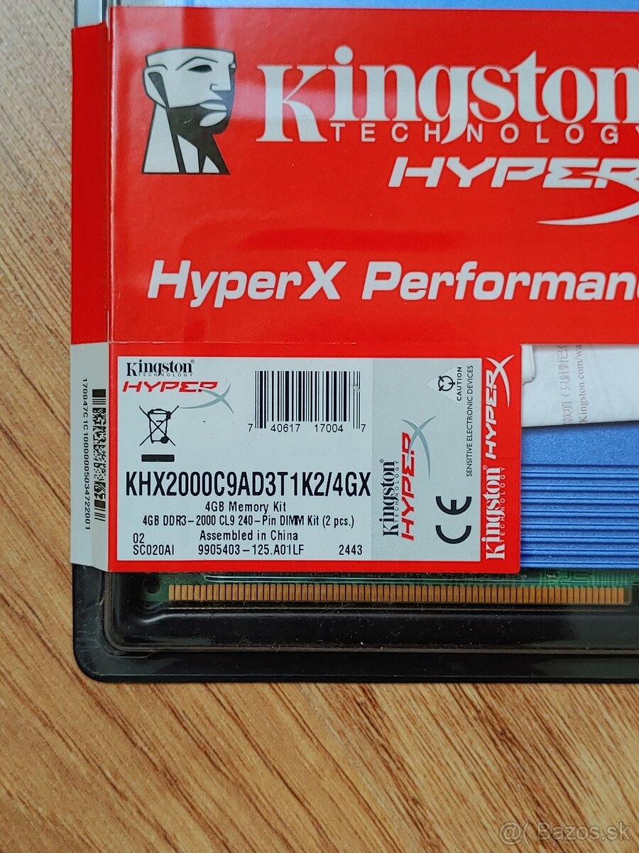 Kingston Hyper X 4GB kit - 2