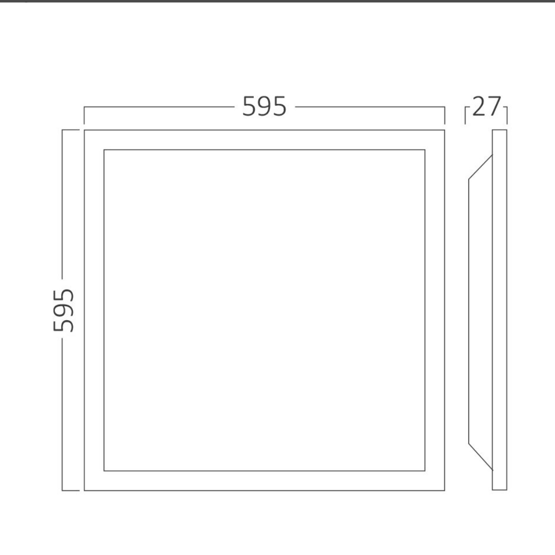 LED PANEL 600x600, 40W - 2