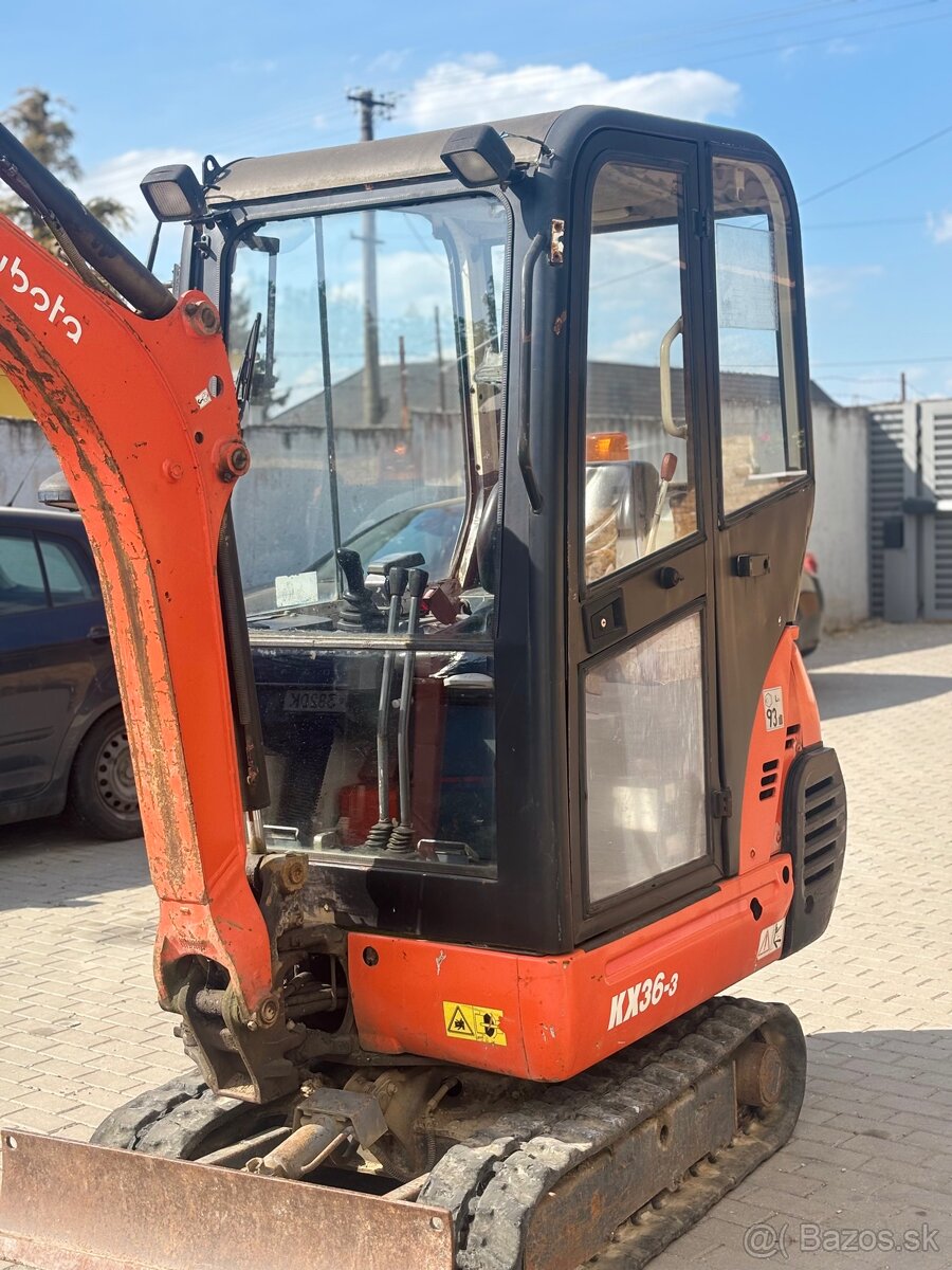 Predám Bager Kubota KX36-3 - 2