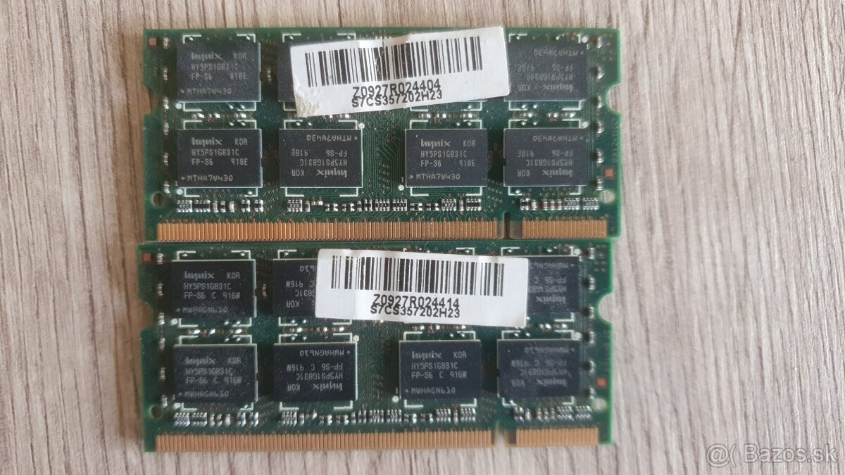 Pamäte RAM 2x2GB - 2