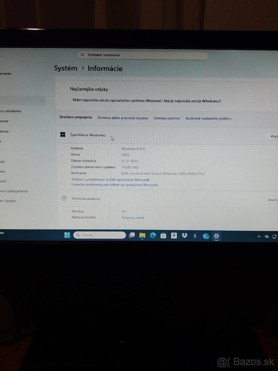Komplet značkový PC HP - 2