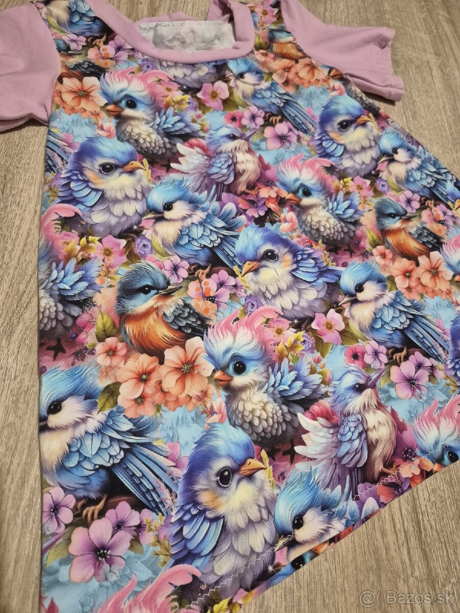 Krásne handmade šaty so šatkou - 2