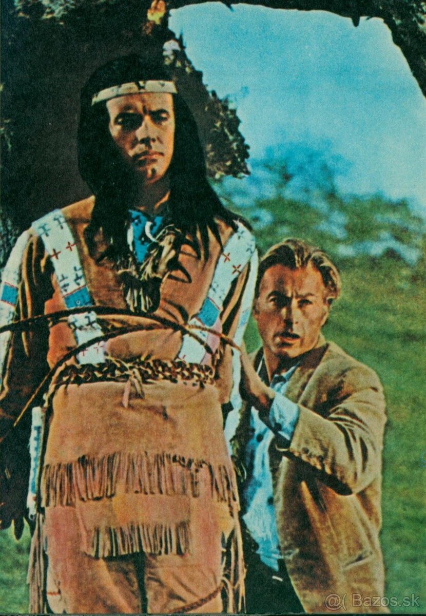 Kúpim staré reklamné karty Winnetou - 2