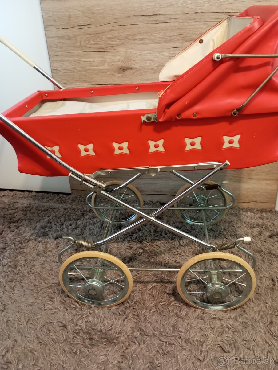 Retro kočík pre bábiky - 2