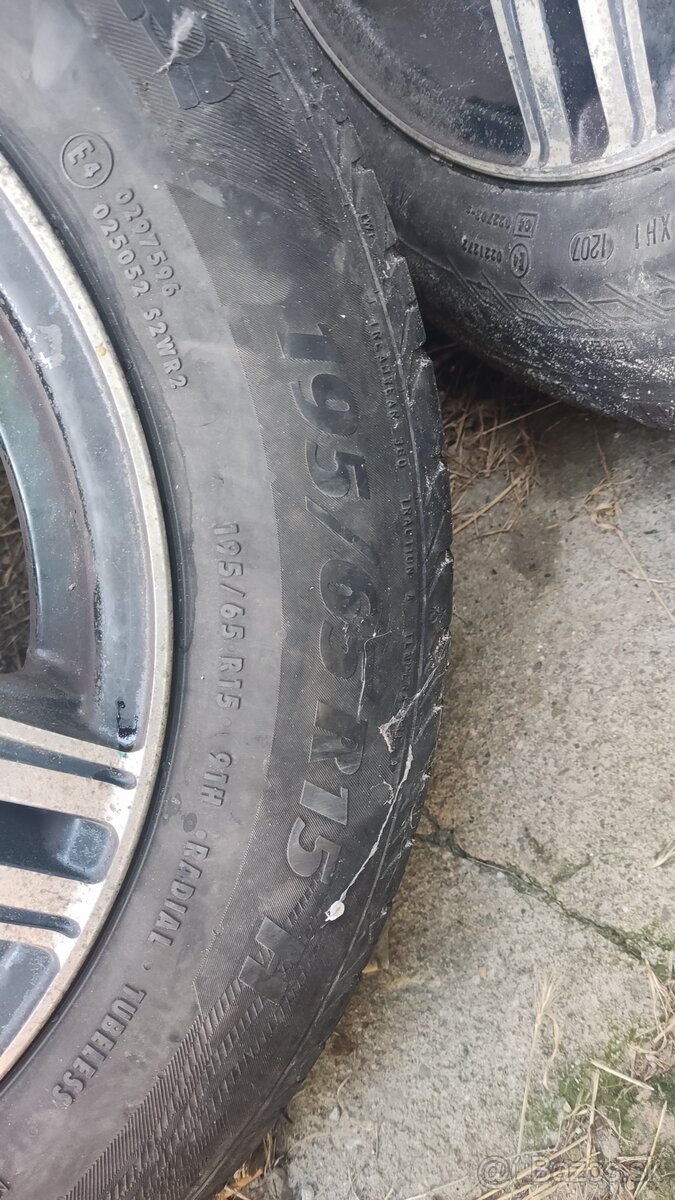 Predám 15" kolesá na Škoda Octavia 2 - 2