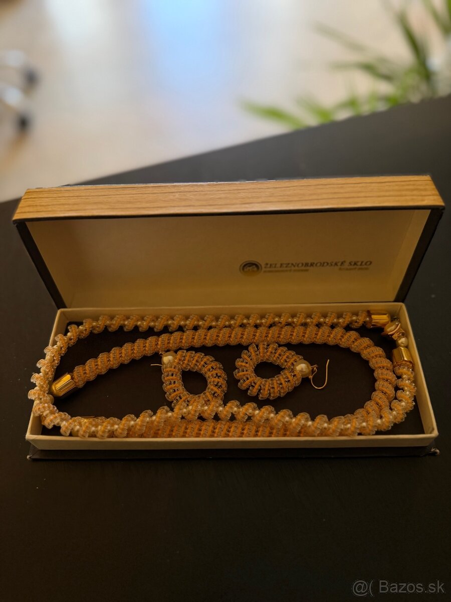Železnobrodské sklo set - 2