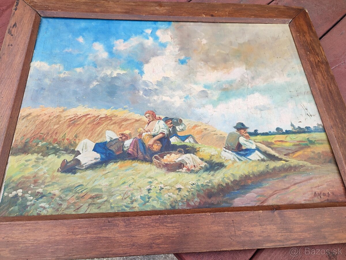 Obraz vidiecka scena - 2